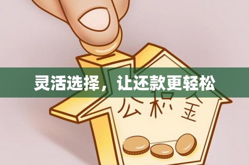 乳山灵活选择，让还款更轻松