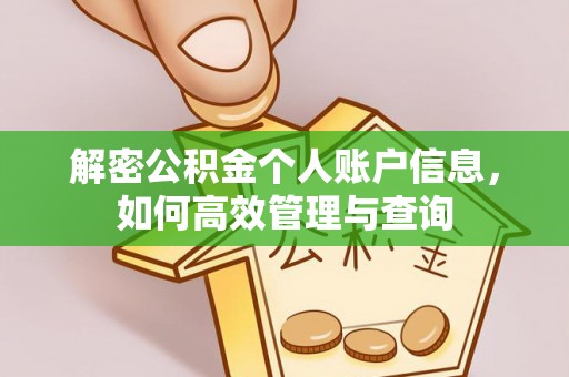 乳山解密公积金个人账户信息，如何高效管理与查询