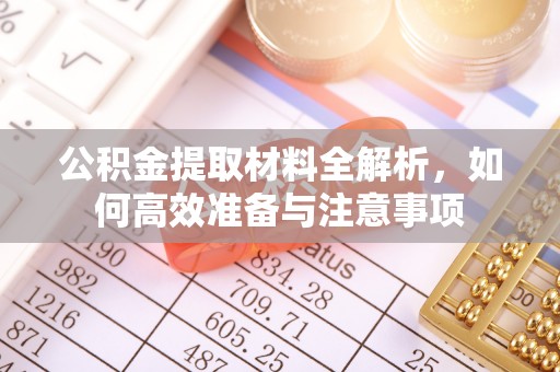 乳山公积金提取材料全解析，如何高效准备与注意事项